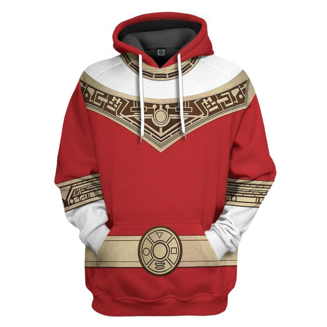 3D Power Rangers Zeo Red Custom Tshirt Hoodie Apparel
