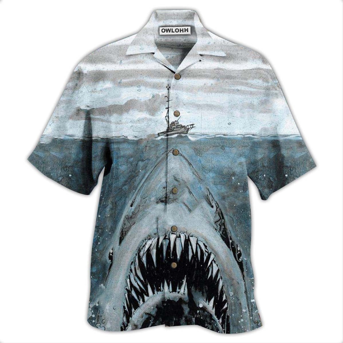 Shark Let Shark Kiss You – Hawaiian Shirt