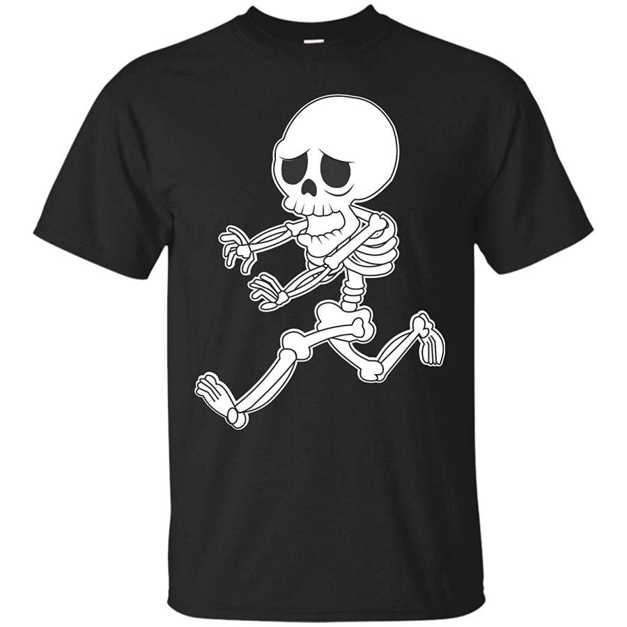 Running Skeleton Funny T Shirt