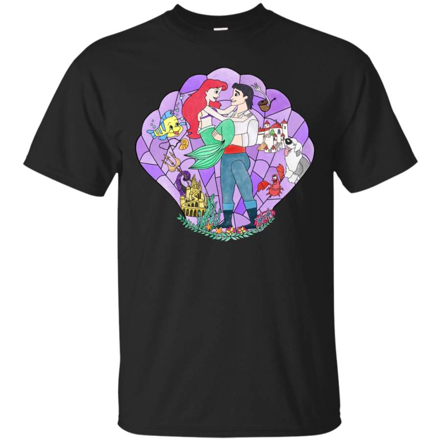 ARIEL – Stained Glass Mermaid T Shirt & Hoodie