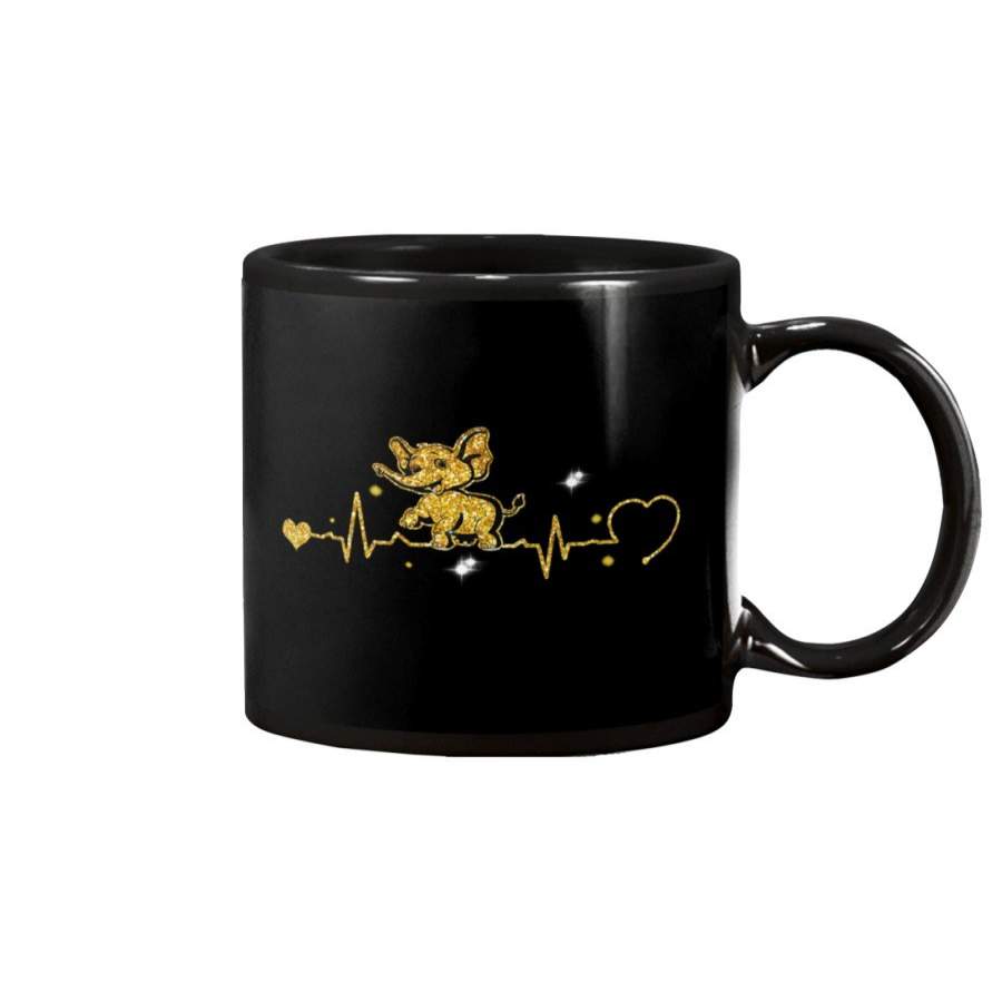 The Beat Of Elephant Love Heart 2020 Trending Mug