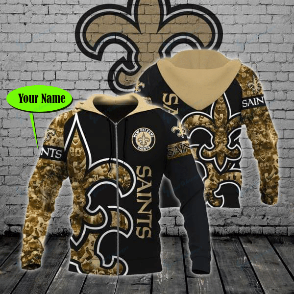 New Orleans Saints Personalized All Over Printed 478