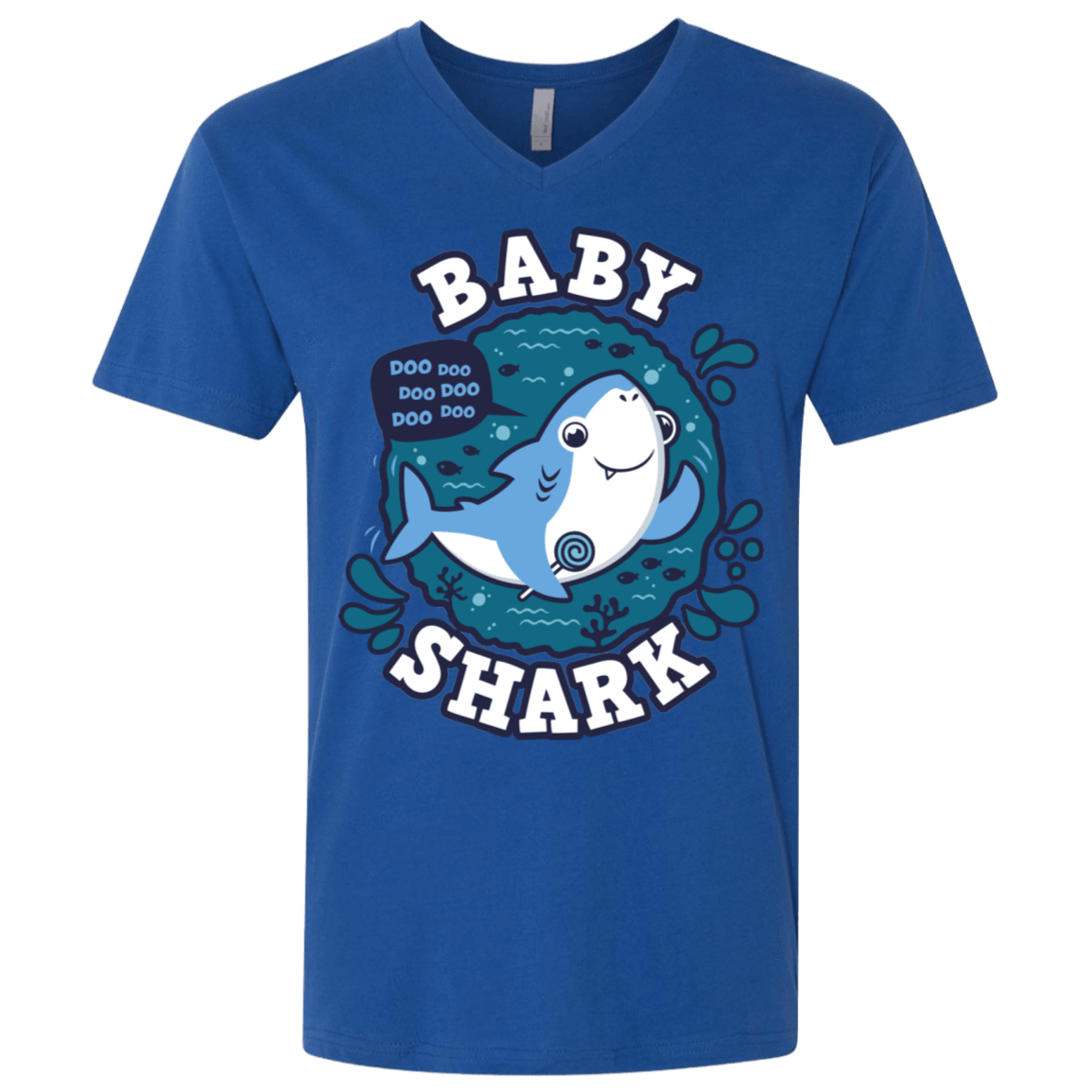 Shark Family Trazo – Baby Boy Men’S Premium V-Neck