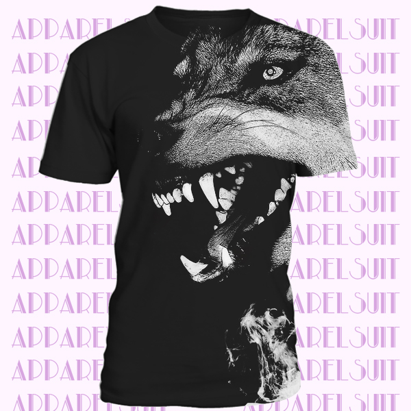 T-shirt Animals White Wolf