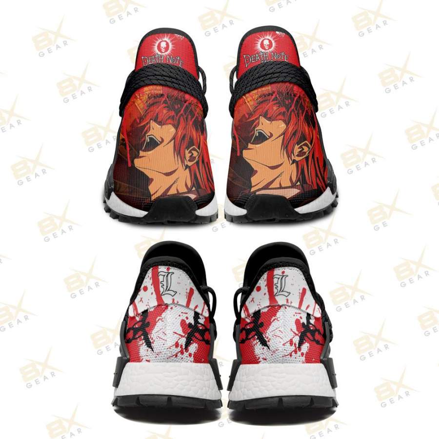 Death Note Sneakers Light Yagami Shoes Amazing Fan Gift S12103