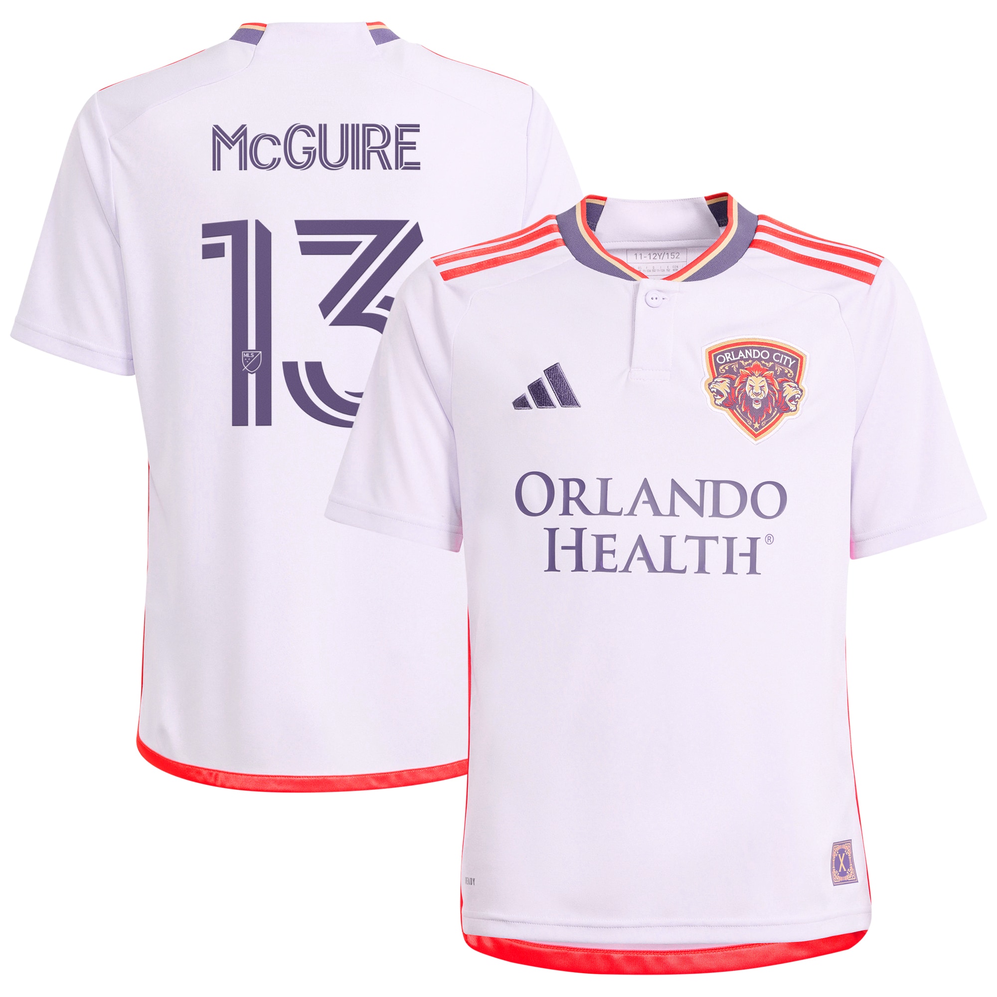 Duncan McGuire Orlando City SC Youth 2024 Legacy Kit Replica Player Jersey  Purple