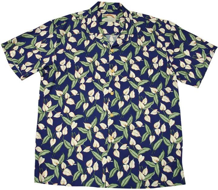Magnum P I Mini Anthurium Hawaiian Aloha Shirts Aloha Shirts - Pinotee ...