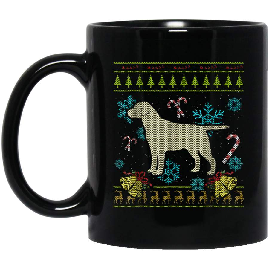 Big Ugly Christmas  Labrador Retriever Chocolate Lab 11 oz 15 oz Mug Labrador Funny Mug