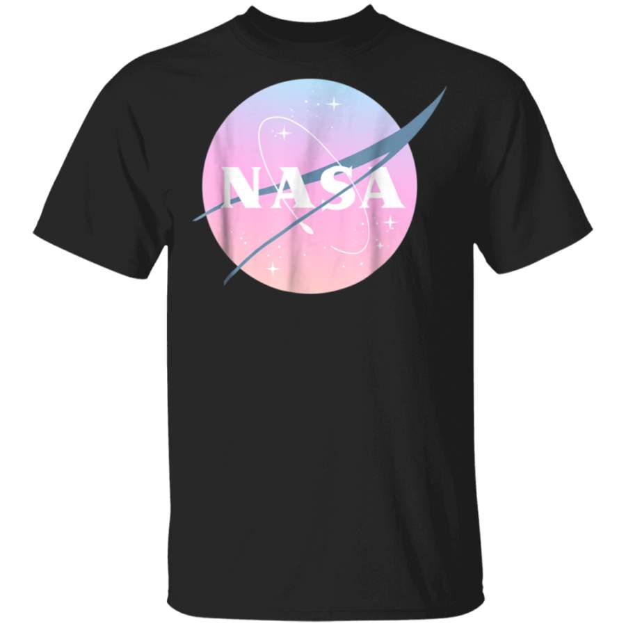 NASA Pastel Rainbow Classic Logo Graphic T-Shirt