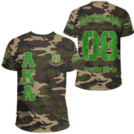 Alpha Kappa Alpha Camouflage T-Shirt