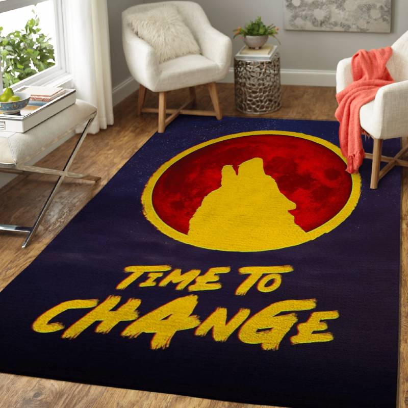 Time to Change – Animals Area Rug Carpet