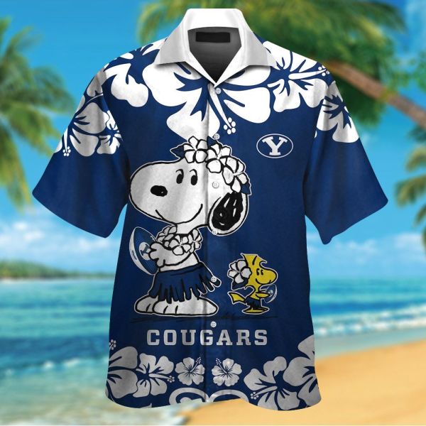 Byu Cougars & Snoopy Hawaiian Shirt #3