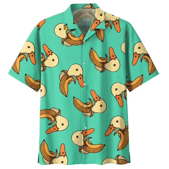 Crazy Duck Background Hawaii Shirt Ha39590