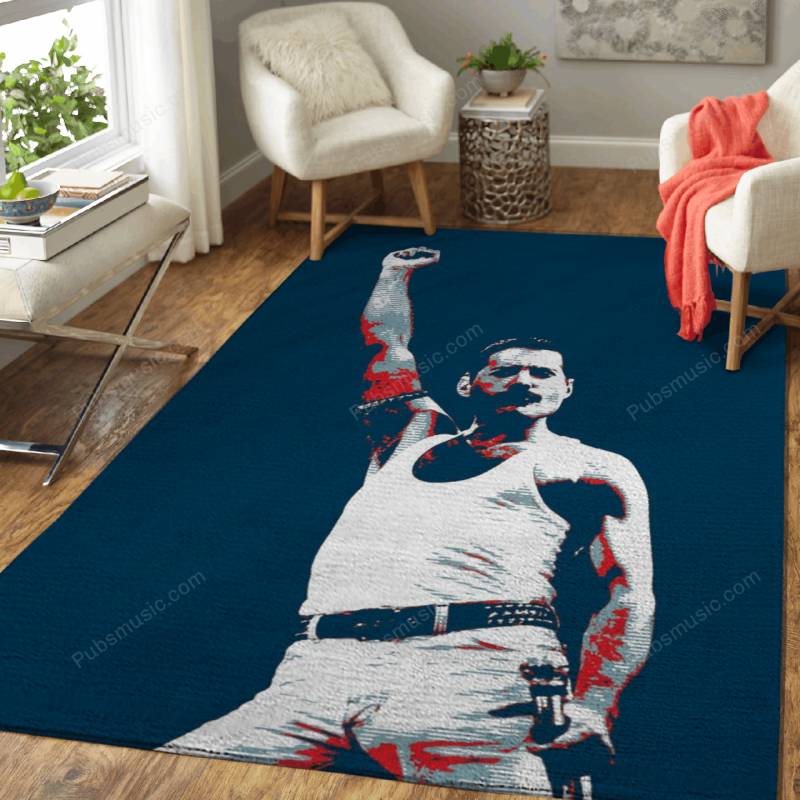 Freddie Mercury – The Best Rock Vocalists Area Rug Carpet