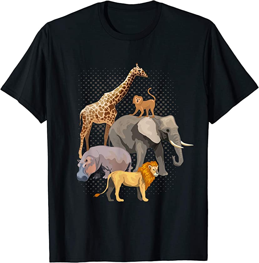 Safari Squad African Safari Animals Funny Zoo Animal Lovers T-Shirt