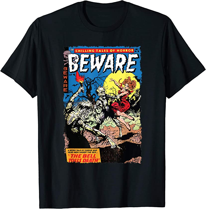 Vintage Horror Comic Book Cover Beware 10 T-Shirt