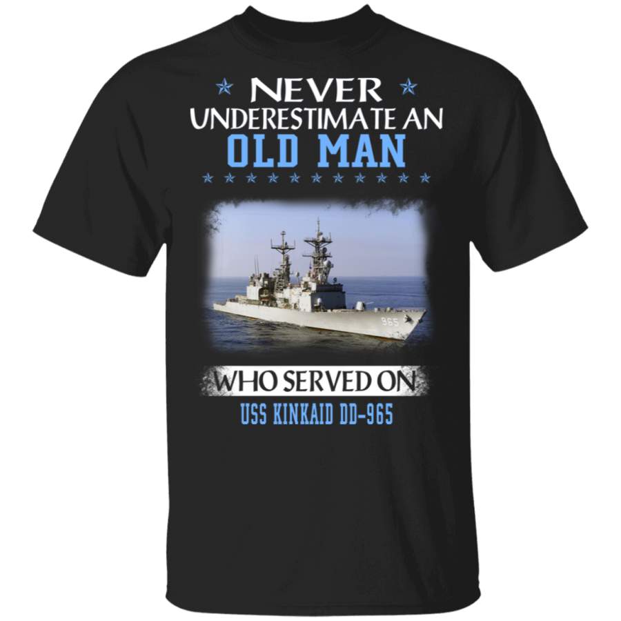 USS Kinkaid DD-965 Veterans Day Christmas Gift T-Shirt