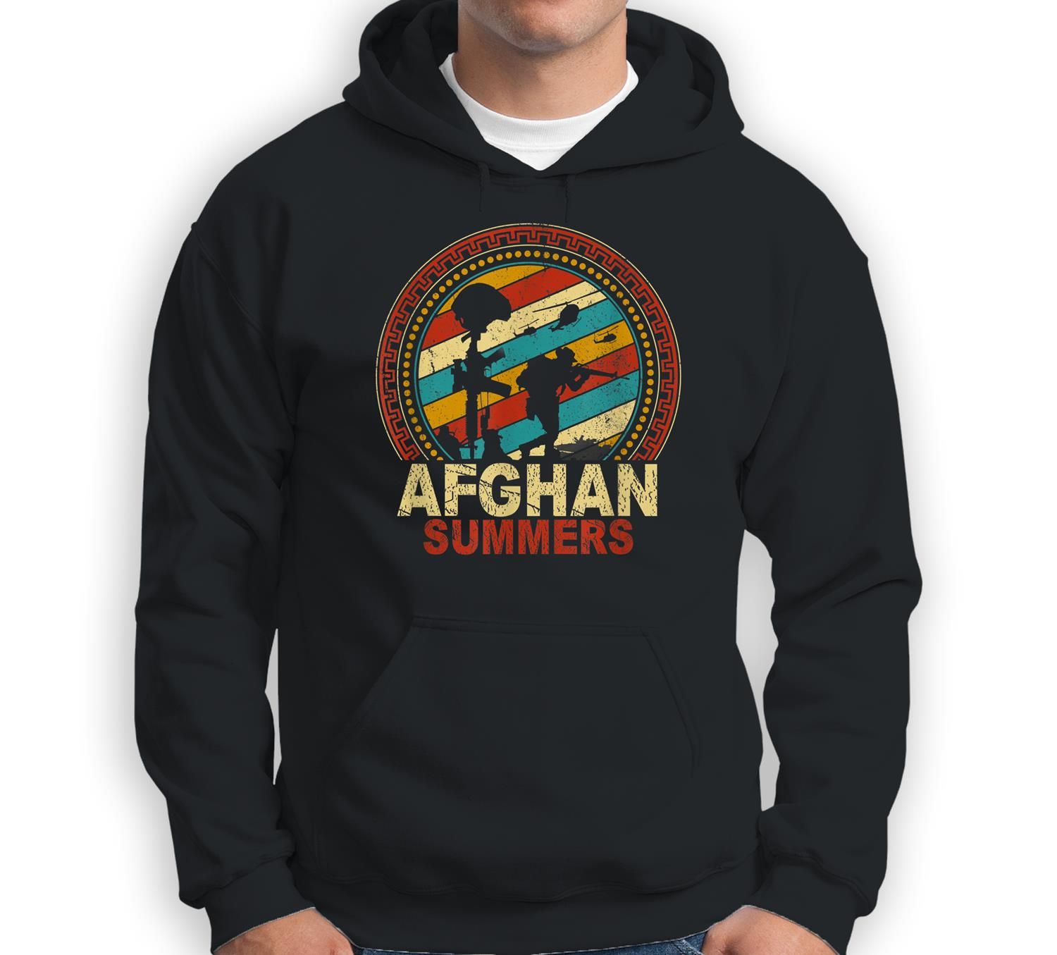 Mens Afghan Summers Veteran Vintage Afghanistan Veterans Gifts Sweatshirt & Hoodie