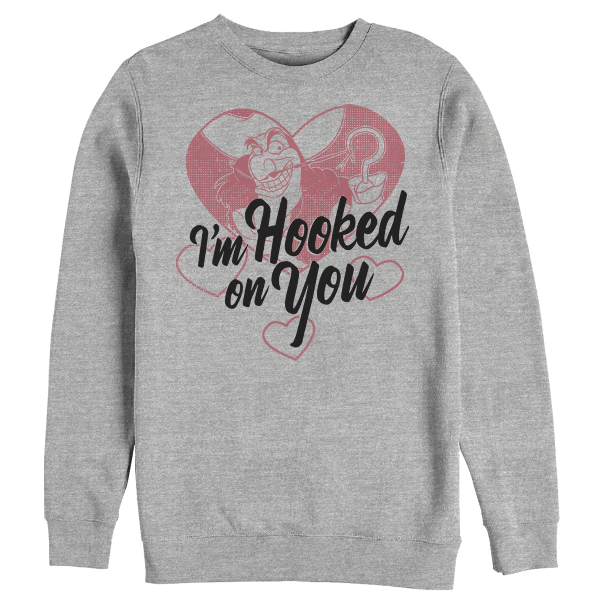 Men’S Peter Pan Valentine’S Day Captain Hook I’M Hooked On You Sweatshirt