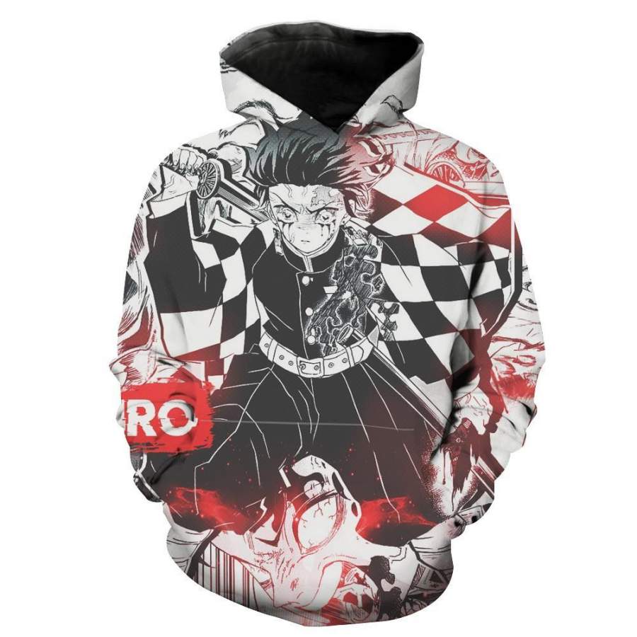 Tanjiro Hoodie – Epic Tanjiro Demon Slayer Clothes