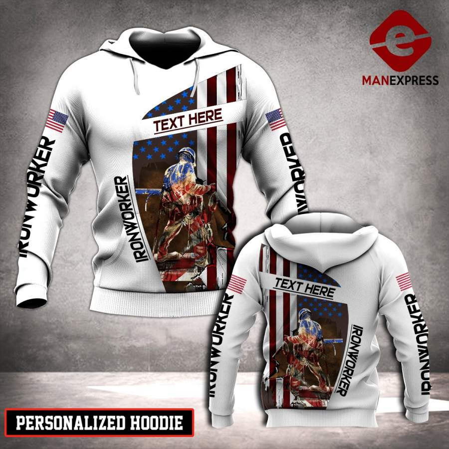 TT US CUSTOMIZE IRONWORKER – GREAT 3D HOODIE WWI