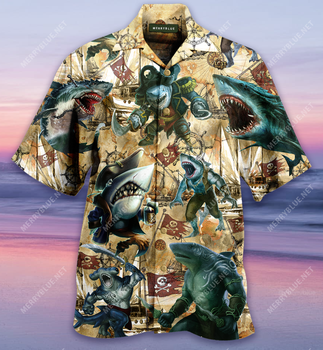 Be Jawsome A Shark Unisex Hawaii Shirt Ha46396