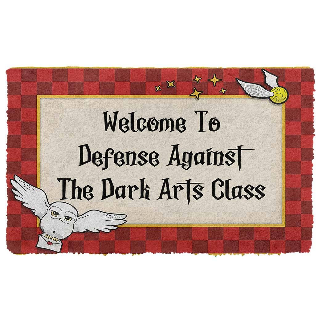 Alohazing 3D Welcome To Defense Against The Dark Arts Class Doormat