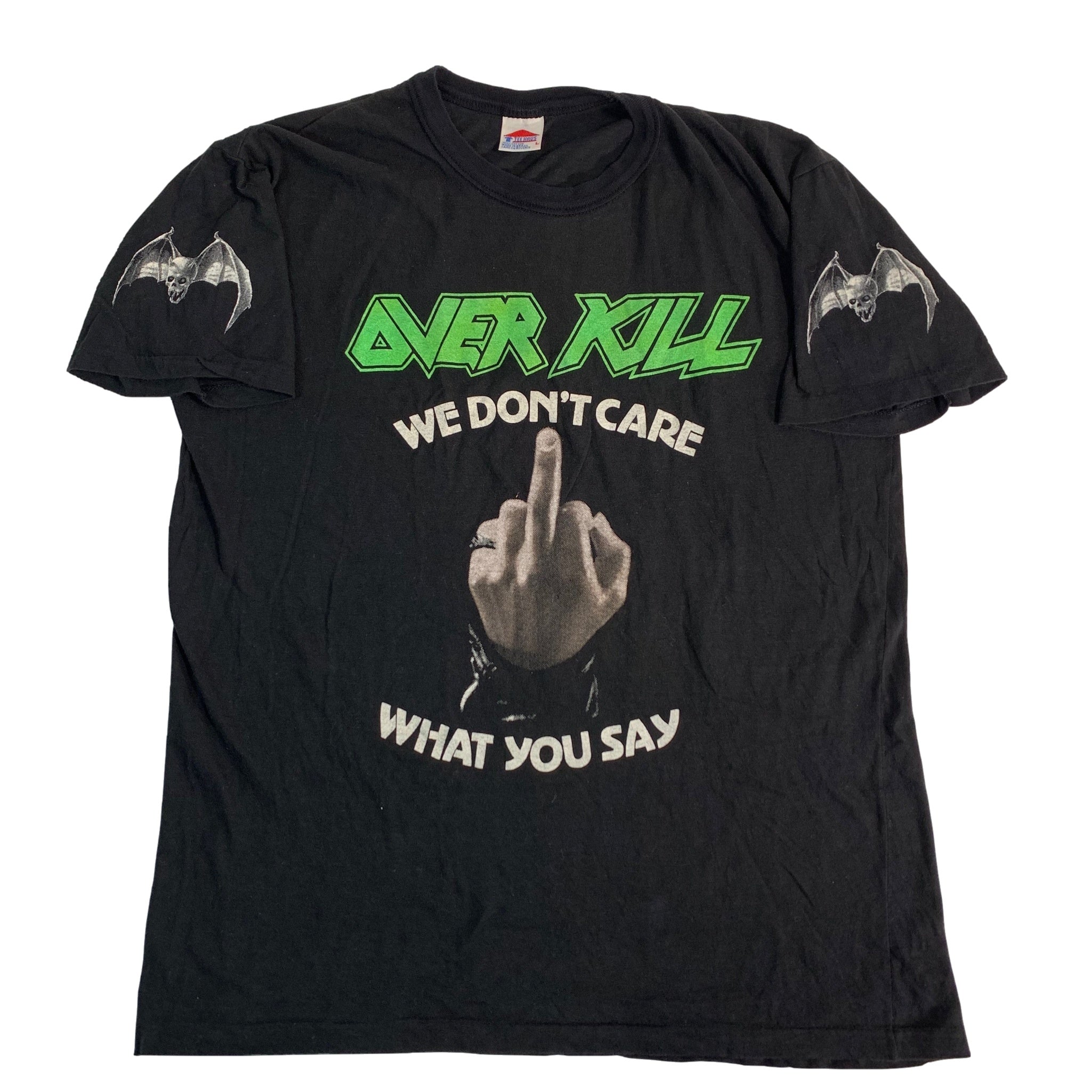 Vintage Overkill “We Don’t Care” T-Shirt