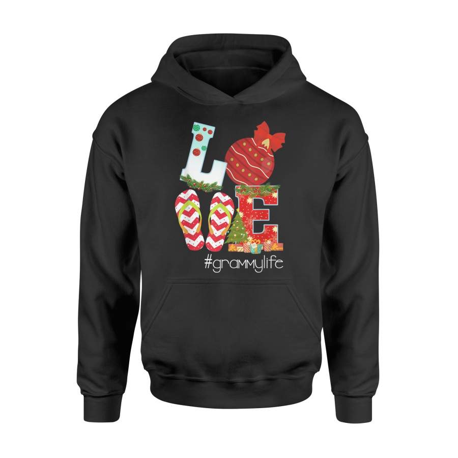 Merry Christmas Love #Grammylife Grammy Life Grammy Gift T-Shirt – Standard Hoodie