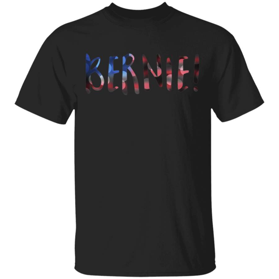 BERNIE BOKEH sanders american flag TShirt