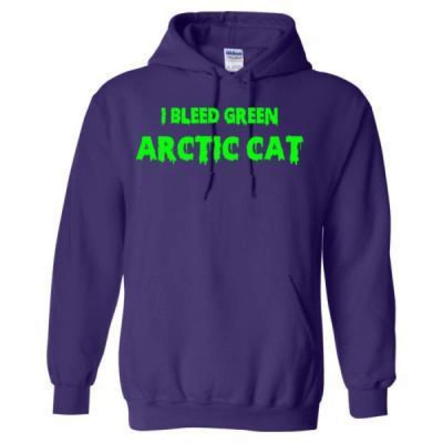 AGR I Bleed Green Arctic Cat Snowmobile – Heavy Blend™ Hooded Sweatshirt