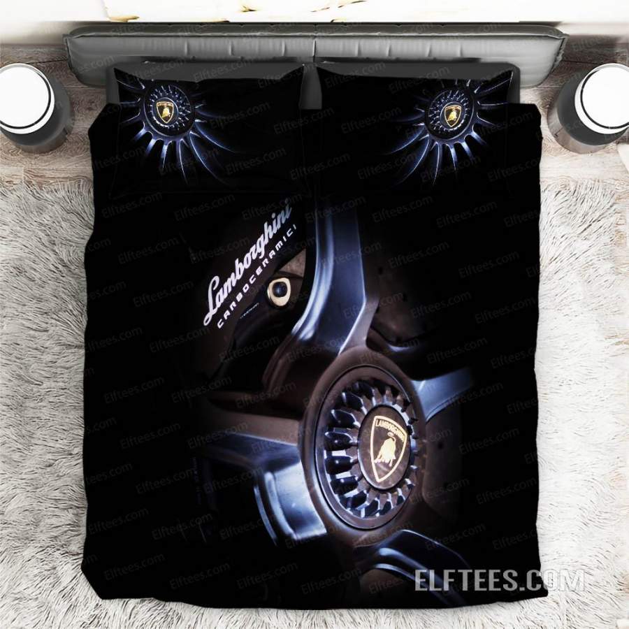 Lamborghini Car Bed Set – Lamborghini Wheel Duvet Cover – LB04