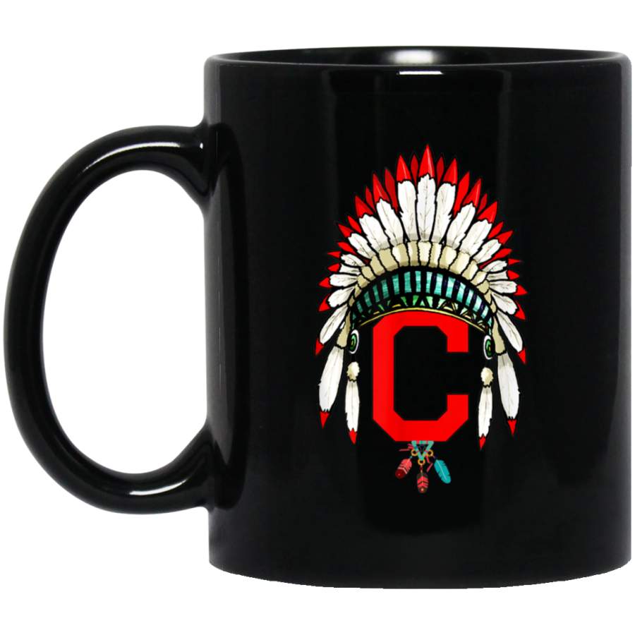 Cleveland Hometown Indian Tribe vintage for Baseball Fans Gift Black Mug