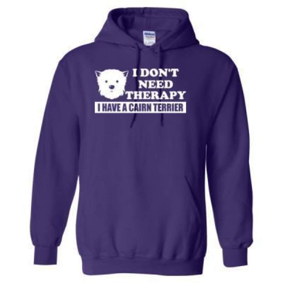 AGR I Do Not Need Therapy I Have A Cairn Terrier Dog – Heavy Blend™ Hooded Sweatshirt