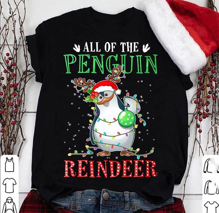 All Of The Penguin Reindeer Christmas Customize Any Ideas, Personalized T-shirt, Hoodie Adult, Kid, Unisex