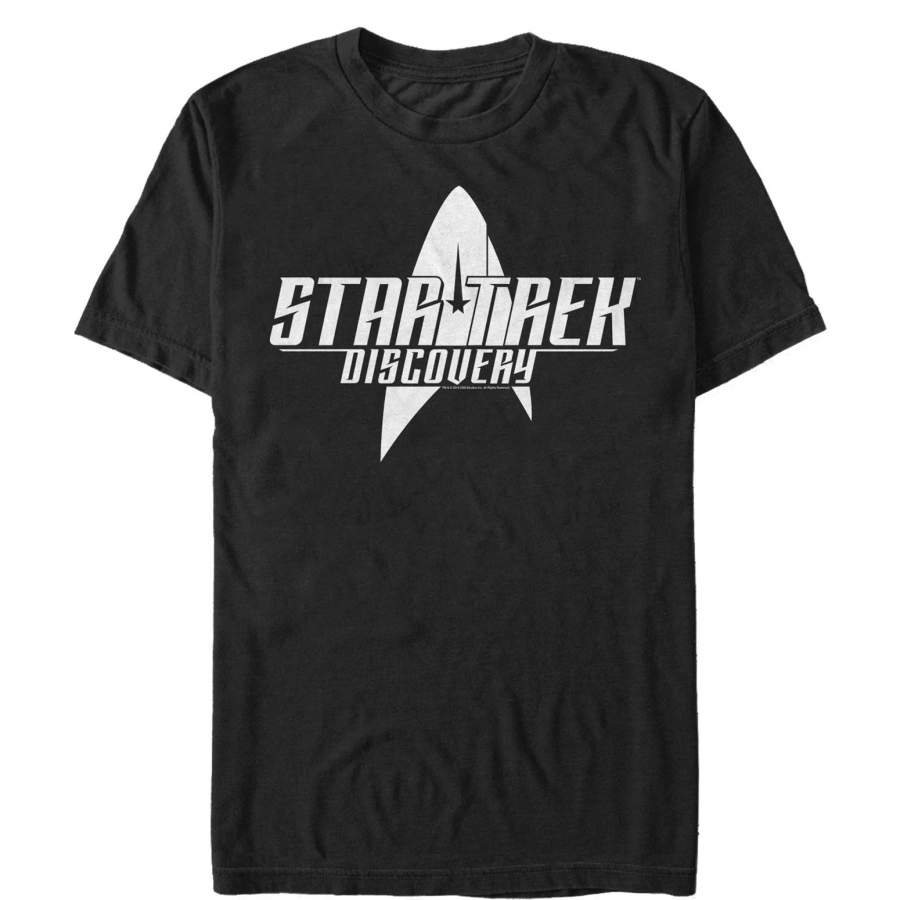 Star Trek Men’s Discovery Classic Title  T Shirt