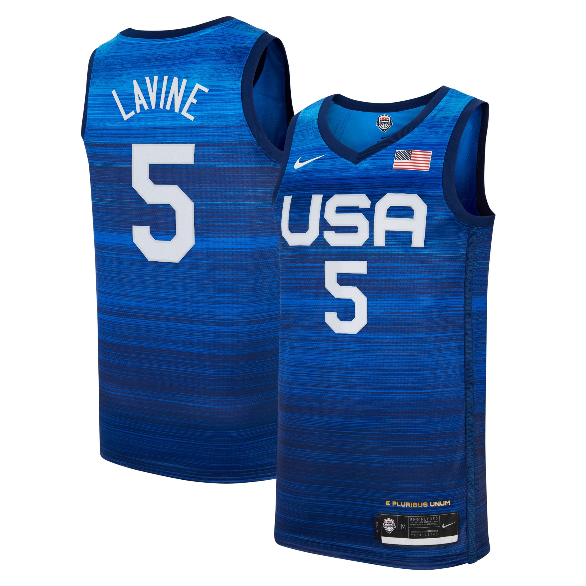 Zach Lavine Usa Basketball Player Jersey – Navy NBA