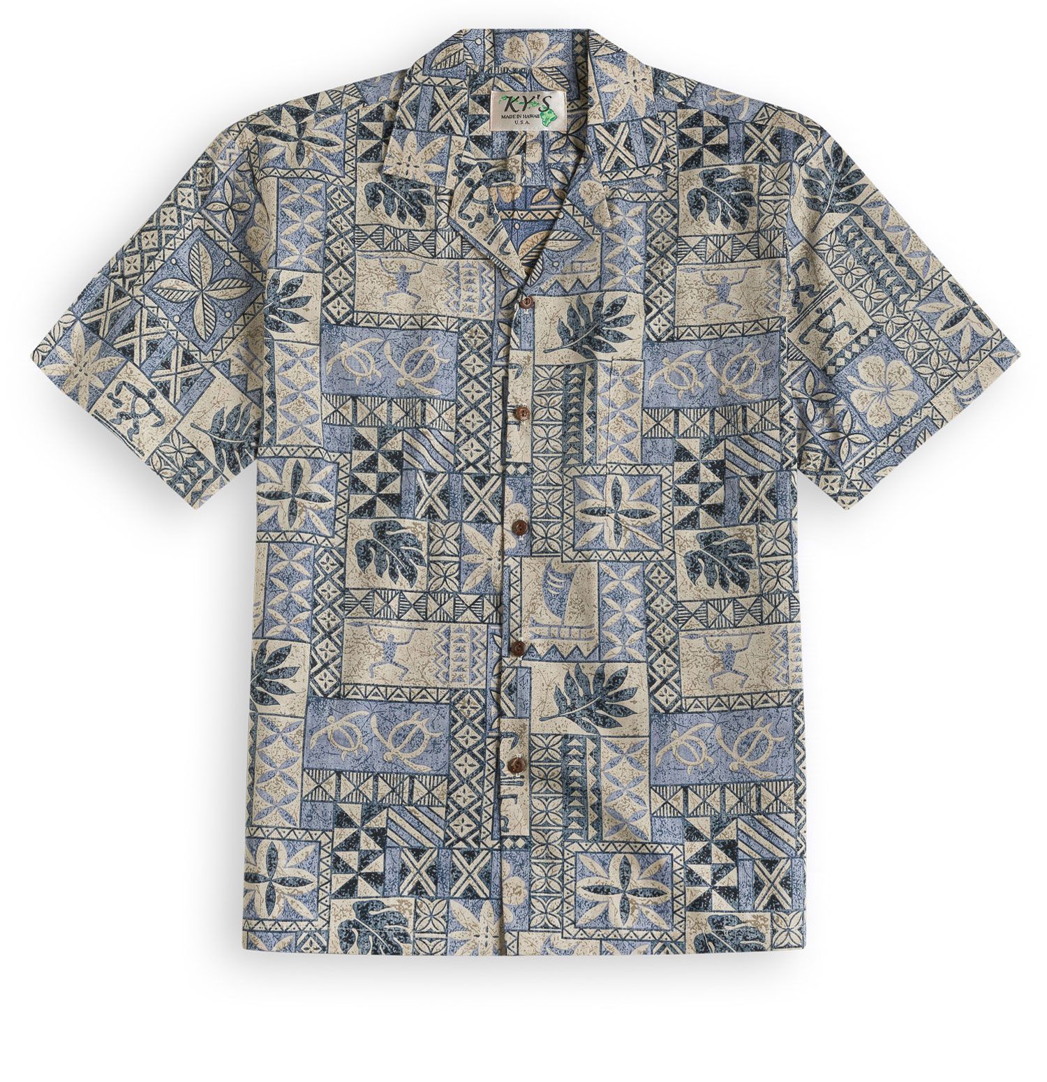 South Seas Tapa Multicolor Unique Design Hawaii Shirt Ha59533