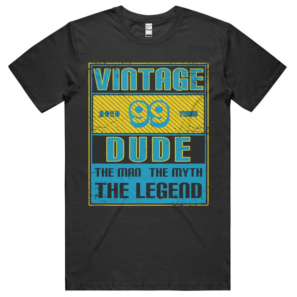 99th Birthday Gifts For Men Age 99 Year Old Vintage Dad 1921 T-shirt