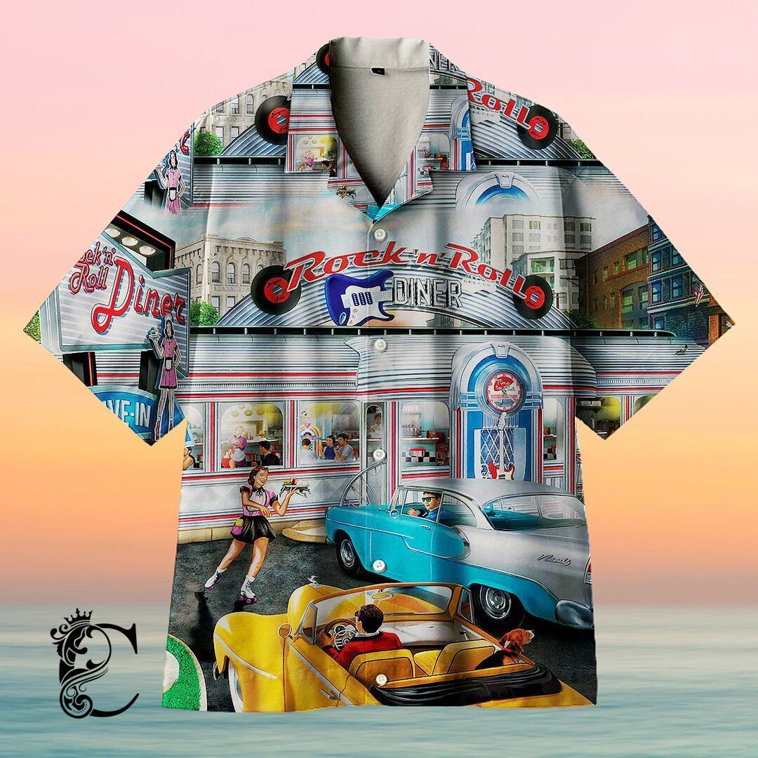 Amazing Rock & Rolla Diner -Unisex Hawaiian Shirt