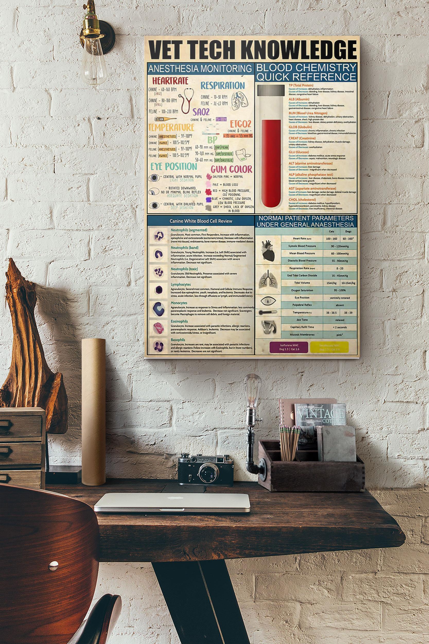 Veterinary Tech Knowledge Poster