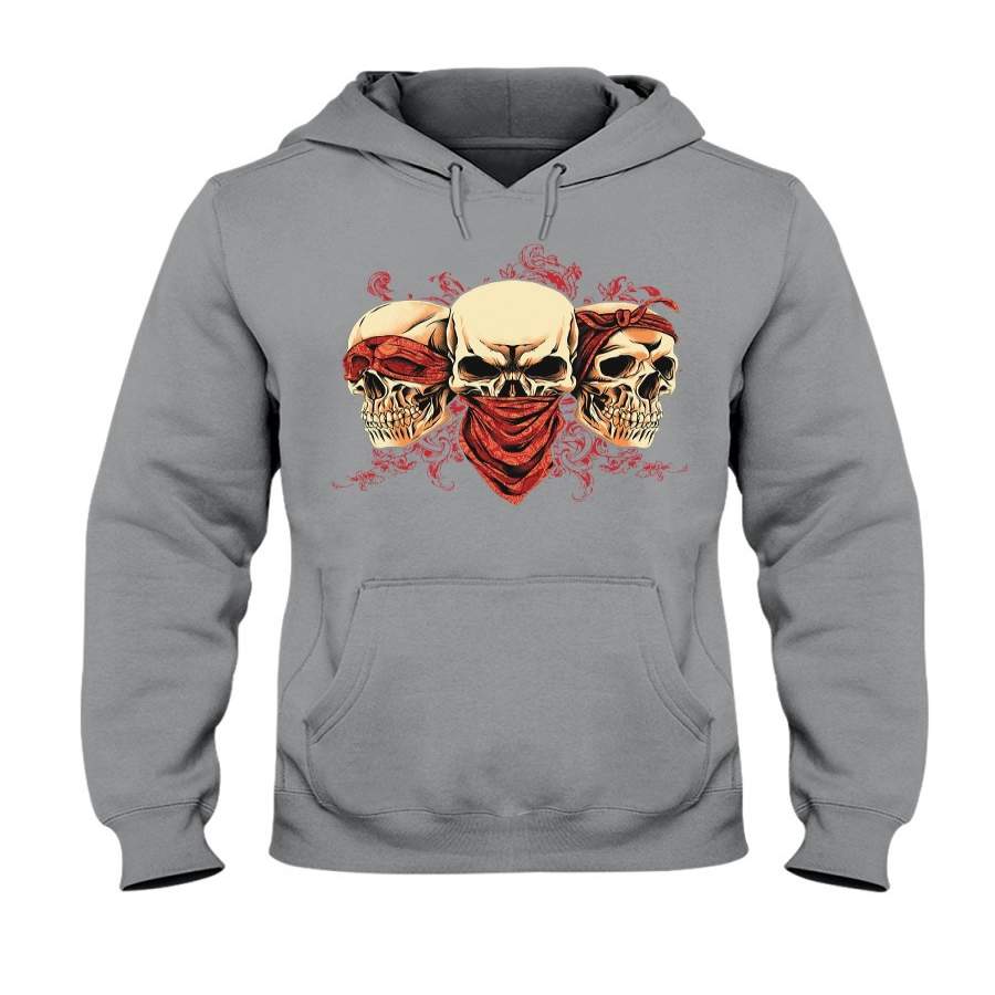 Cool Skulls With Fire Unique Custom Design For Boys Hoodie