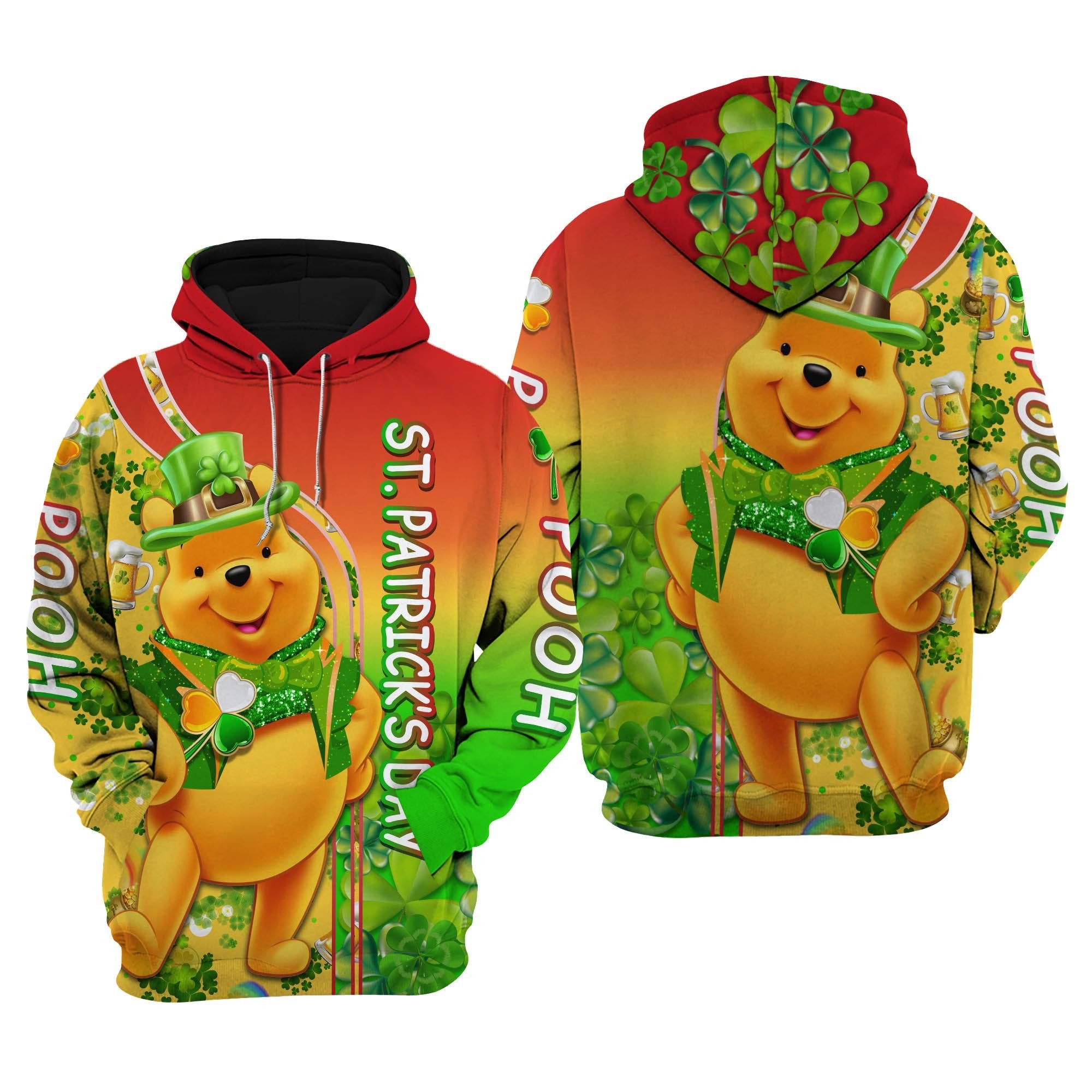 St Patrick Day Dn Hoodie St Patrick Day Winniw The Pooh Hoodie