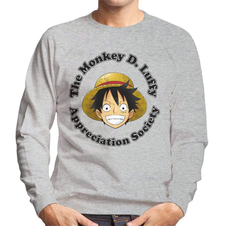 The Monkey D Luffy Appreciation Society One Piece Men’s Sweatshirt