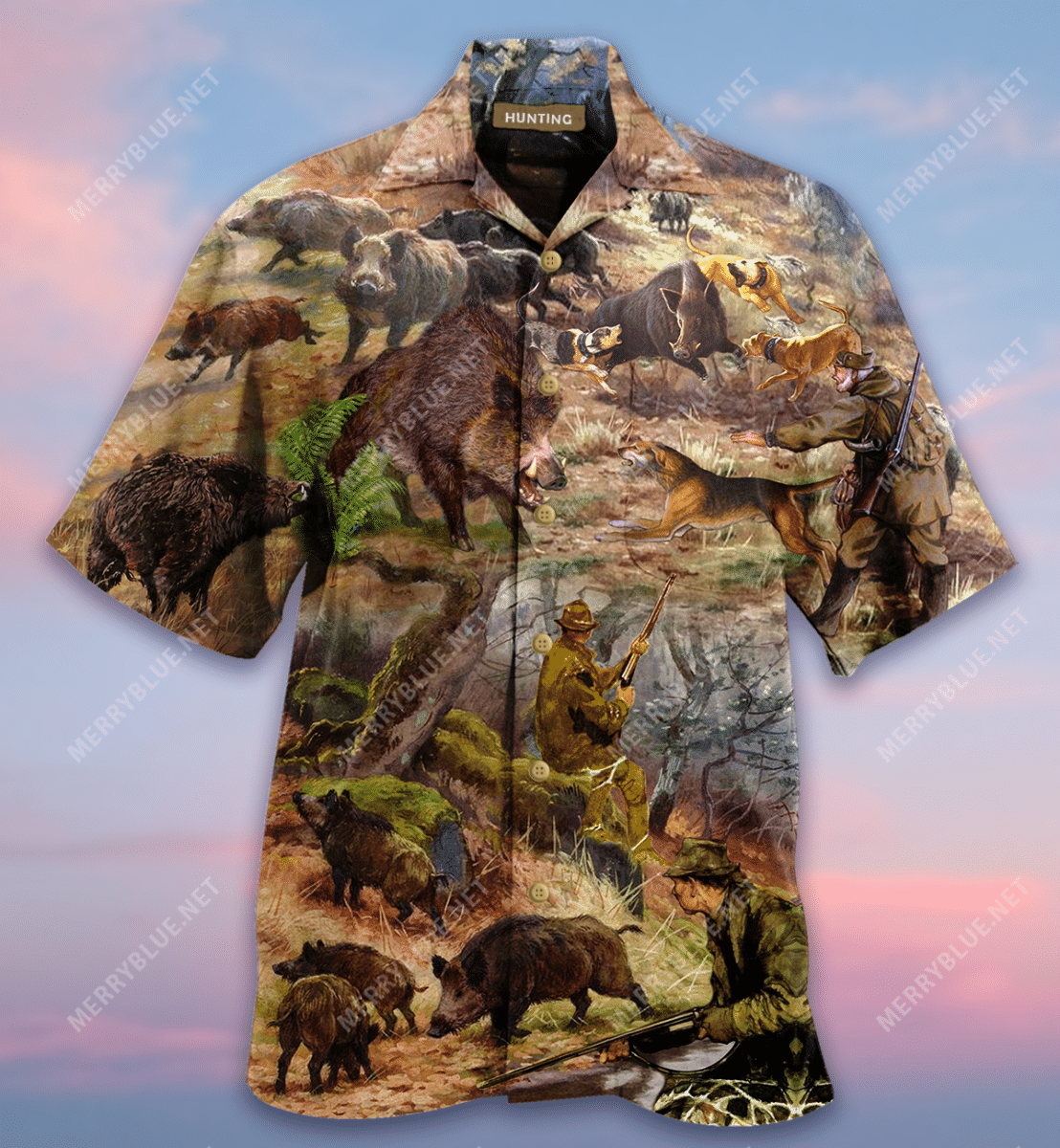 All I Care About Is Hunting And Maybe 3 People Hawaiian Shirt