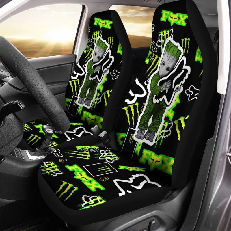 Monster Energy NTA Car Seat Cover (Set of 2) Ver 7