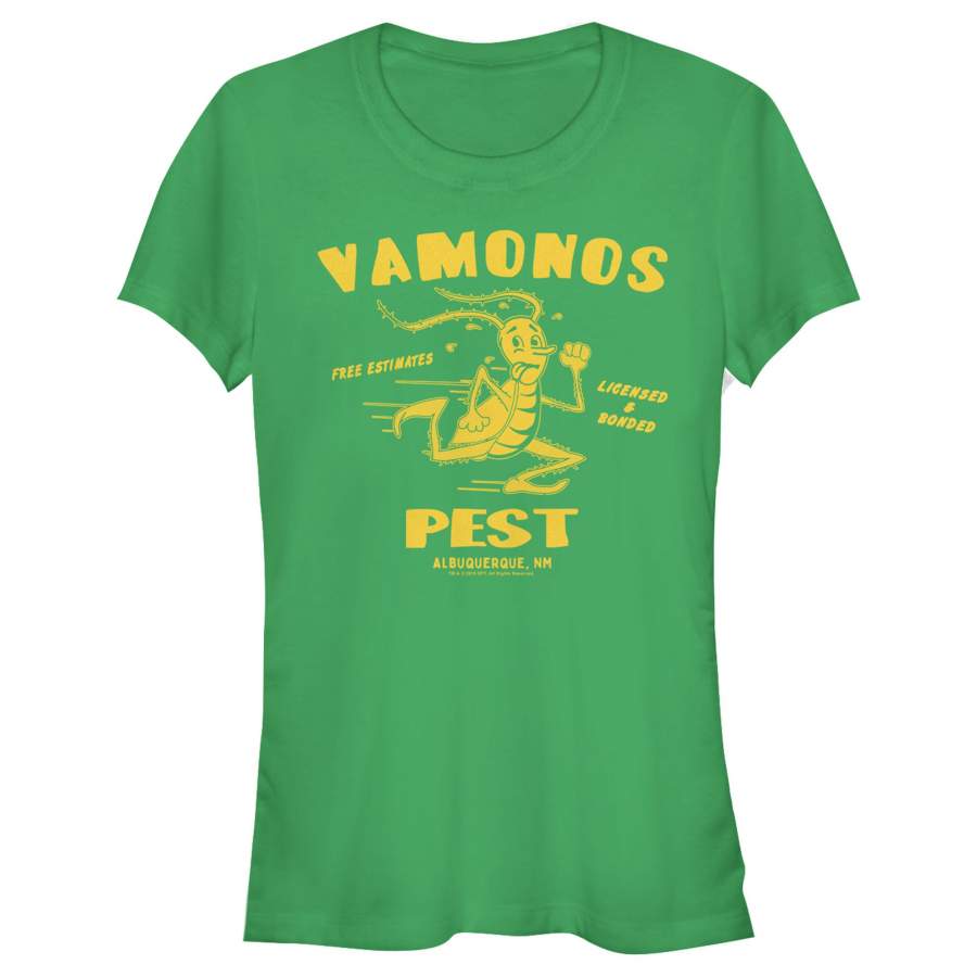 Breaking Bad Junior’s Vamonos Pest Logo  T Shirt