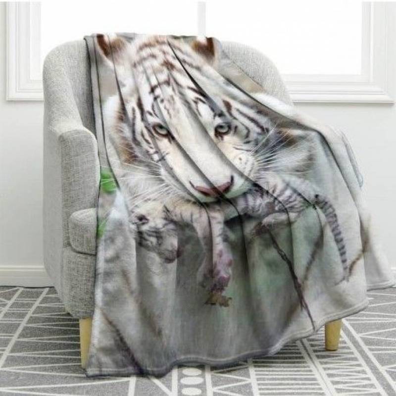 Bengal Tiger CLA2612613F Sherpa Fleece Blanket