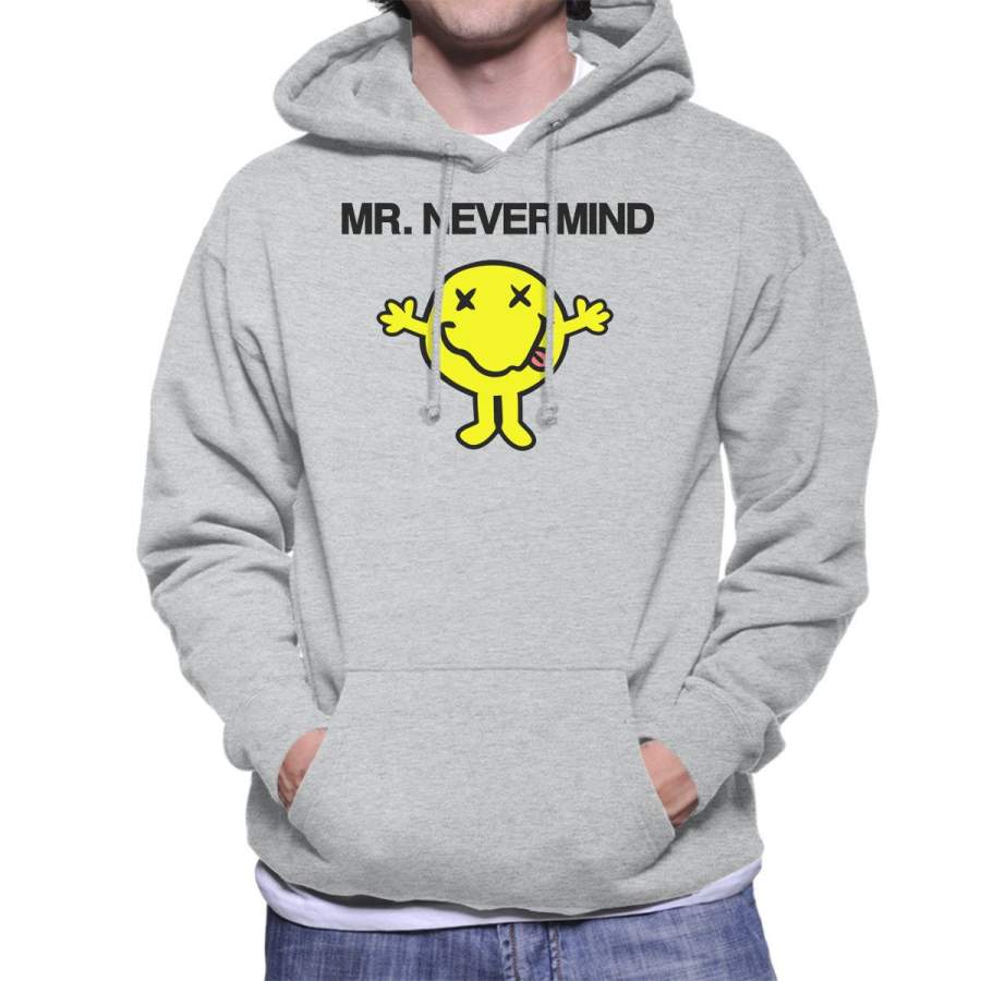 Mr Nevermind Nirvana Mr Men Men’s Hooded Sweatshirt