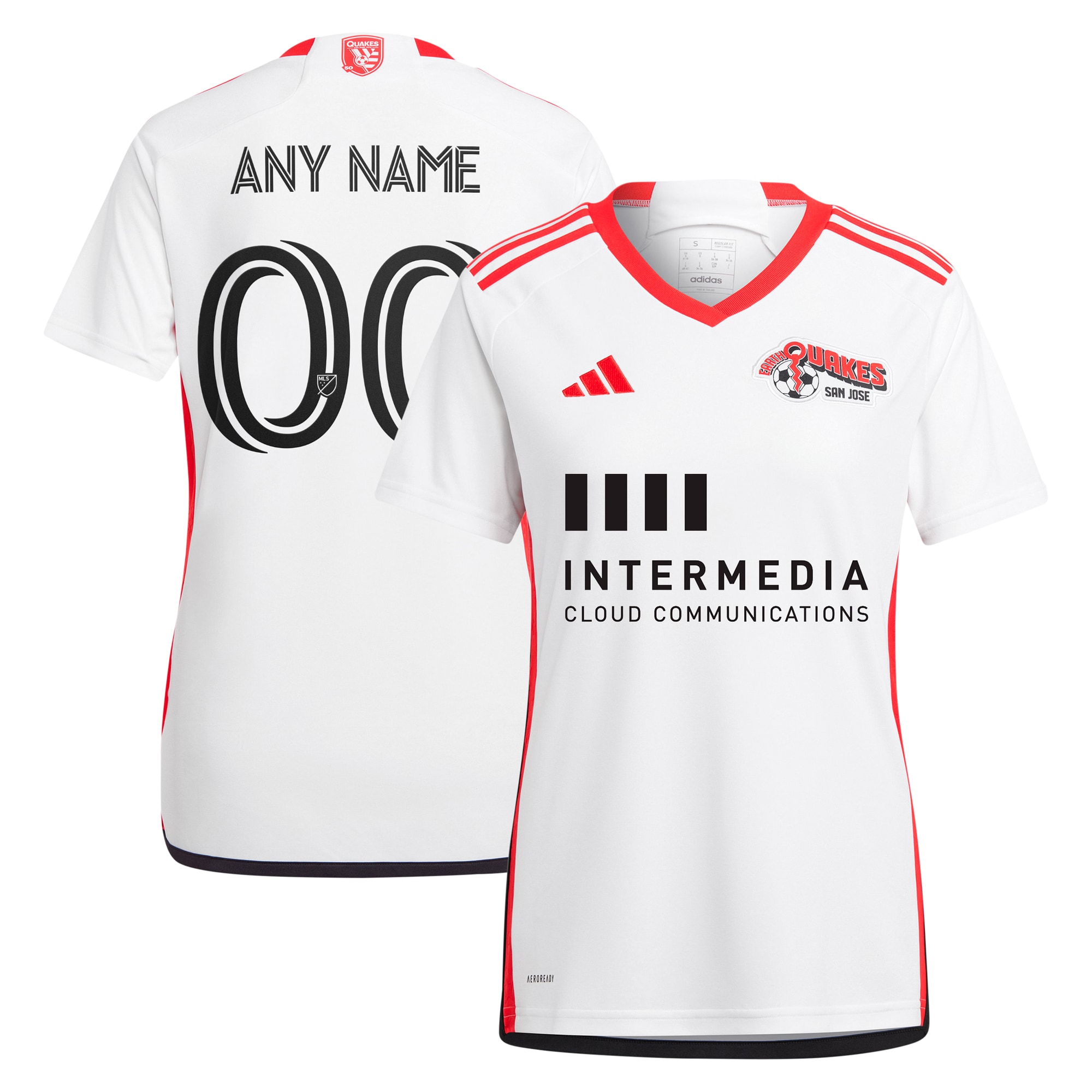 San Jose Earthquakes Women's 2024 The 50 Kit Replica Custom Jersey – White